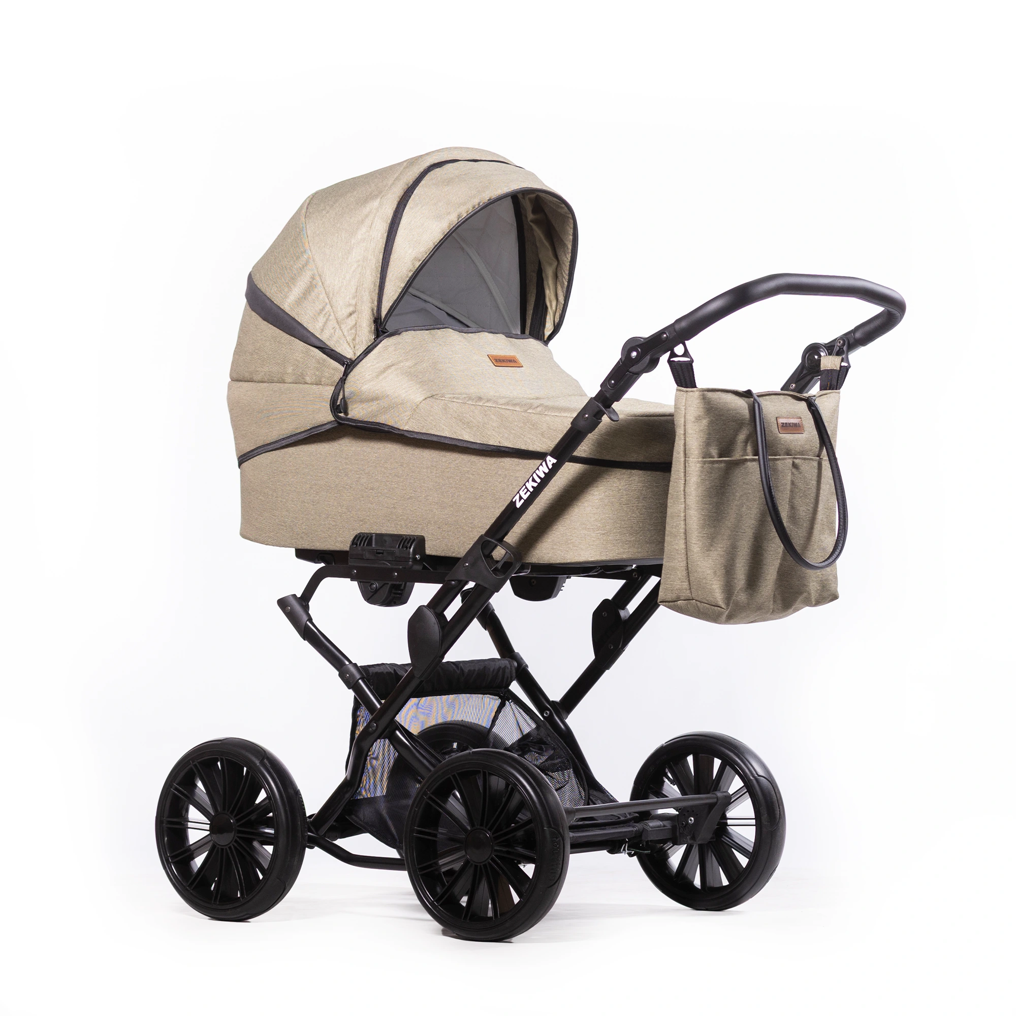 ZEKIWA Kinderwagen Indigo - Erstlingswagen - Babyerstausstattung Touring Max Green Black ZEKIWA Kinderwagen Indigo - Erstlingswagen - Babyerstausstattung Touring Max Green Black