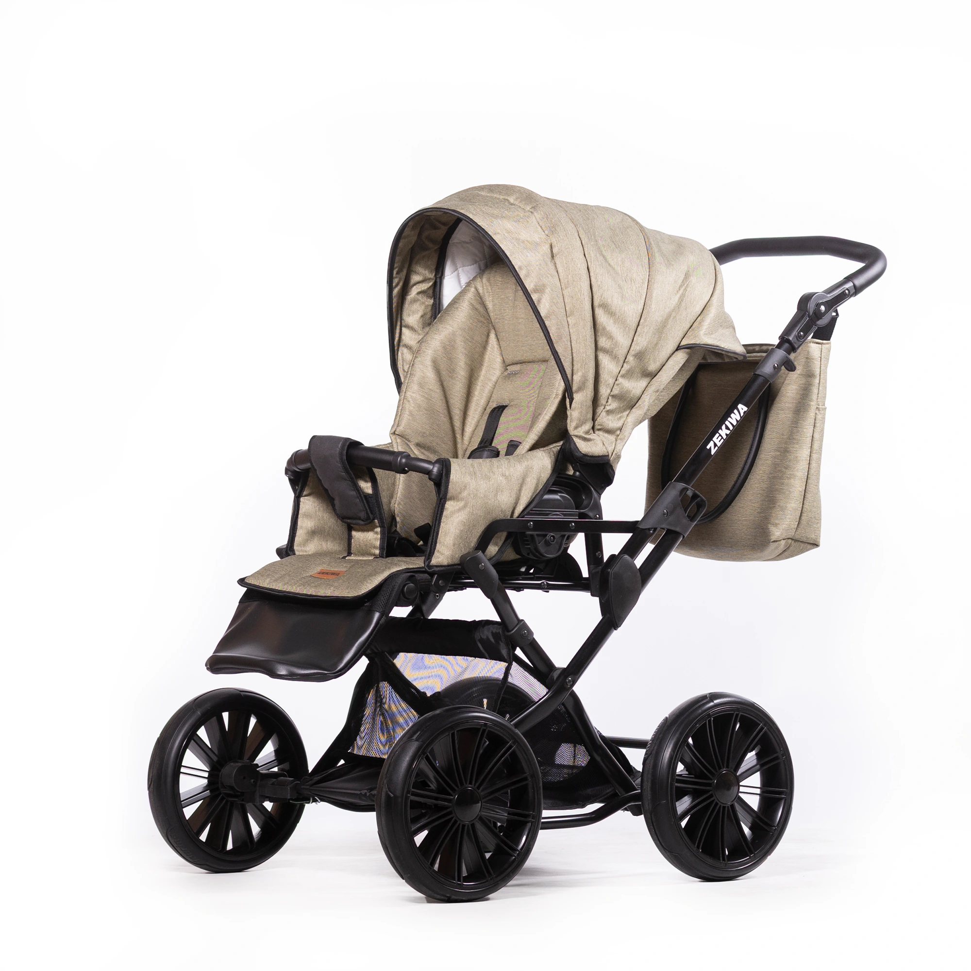 ZEKIWA Kinderwagen Indigo - Erstlingswagen - Babyerstausstattung Touring Max Green Black ZEKIWA Kinderwagen Indigo - Erstlingswagen - Babyerstausstattung Touring Max Green Black