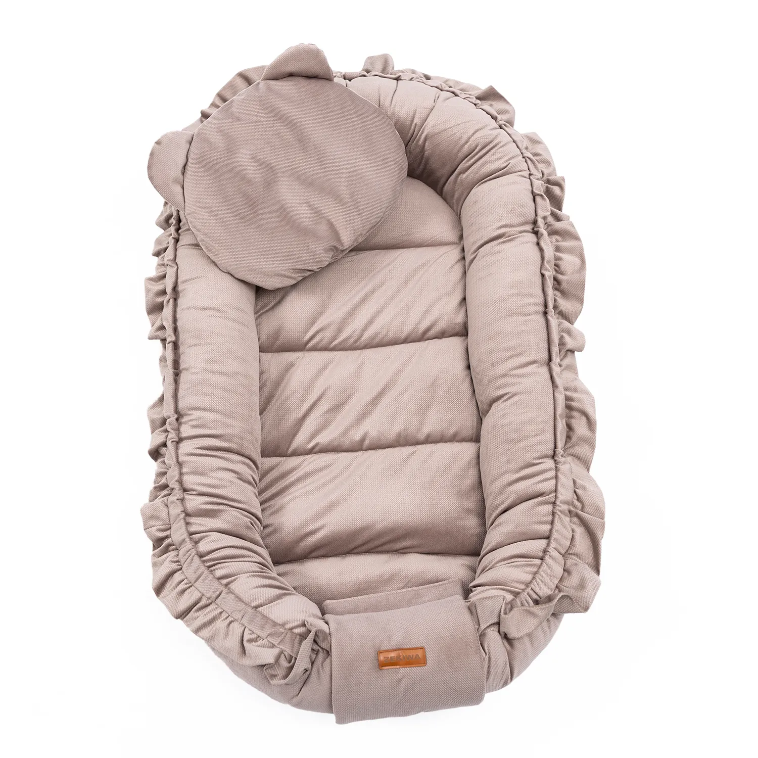 Nestchen mit Kissen Kuschelig Braun  Nestchen mit Kissen Kuschelig Braun