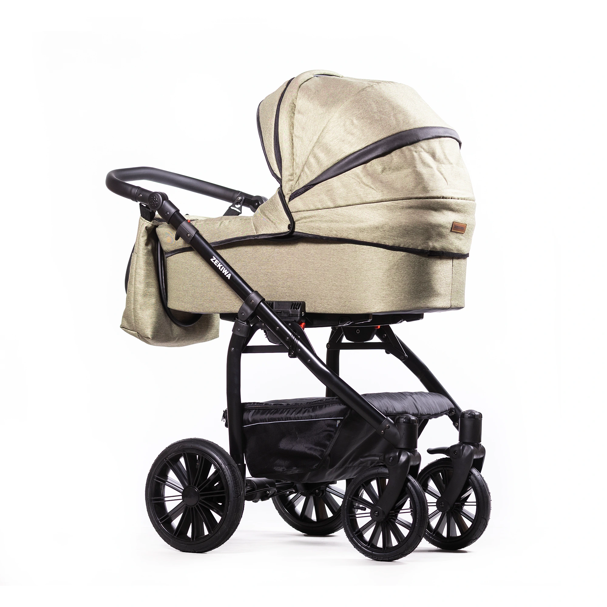 ZEKIWA Kinderwagen Indigo - Erstlingswagen - Babyerstausstattung Touring Max Green Black ZEKIWA Kinderwagen Indigo - Erstlingswagen - Babyerstausstattung Touring Max Green Black