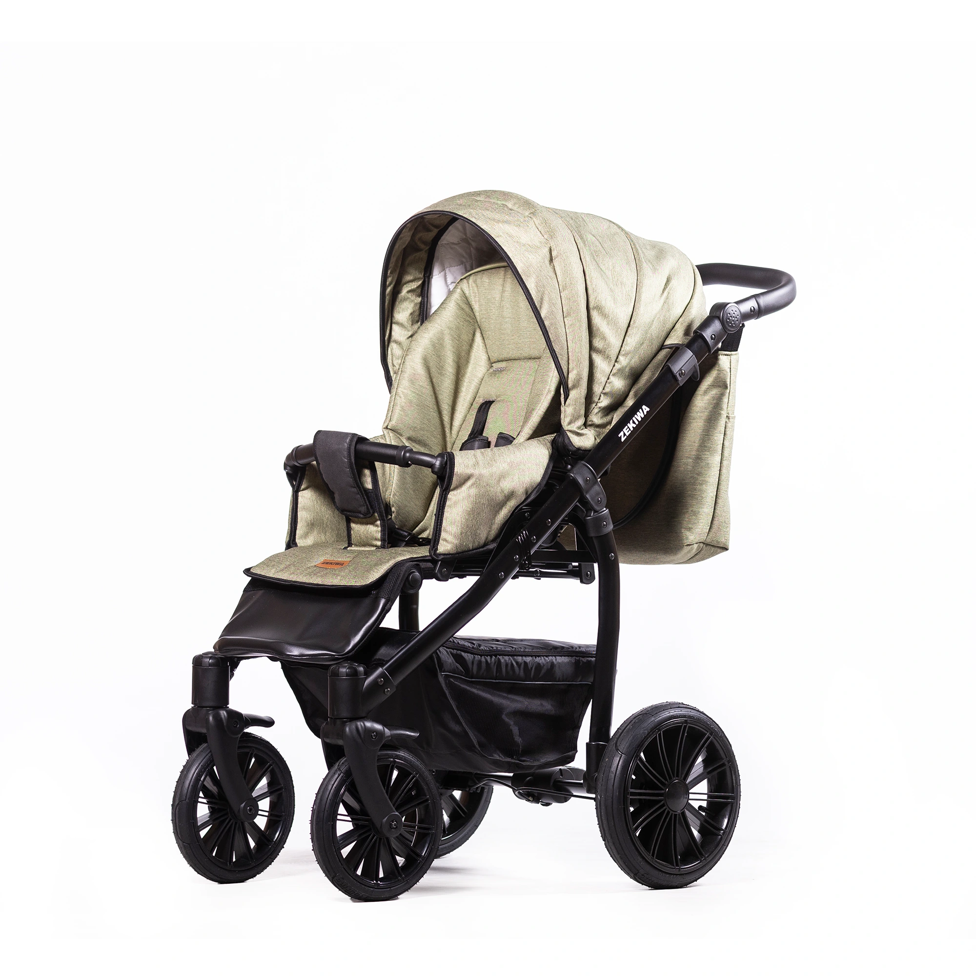 ZEKIWA Kinderwagen Indigo - Erstlingswagen - Babyerstausstattung Touring Max Green Black ZEKIWA Kinderwagen Indigo - Erstlingswagen - Babyerstausstattung Touring Max Green Black