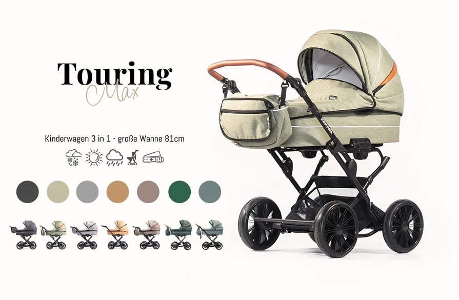 ZEKIWA Touring Max Kinderwagen 3 in 1 ZEKIWA Touring Max Kinderwagen 3 in 1