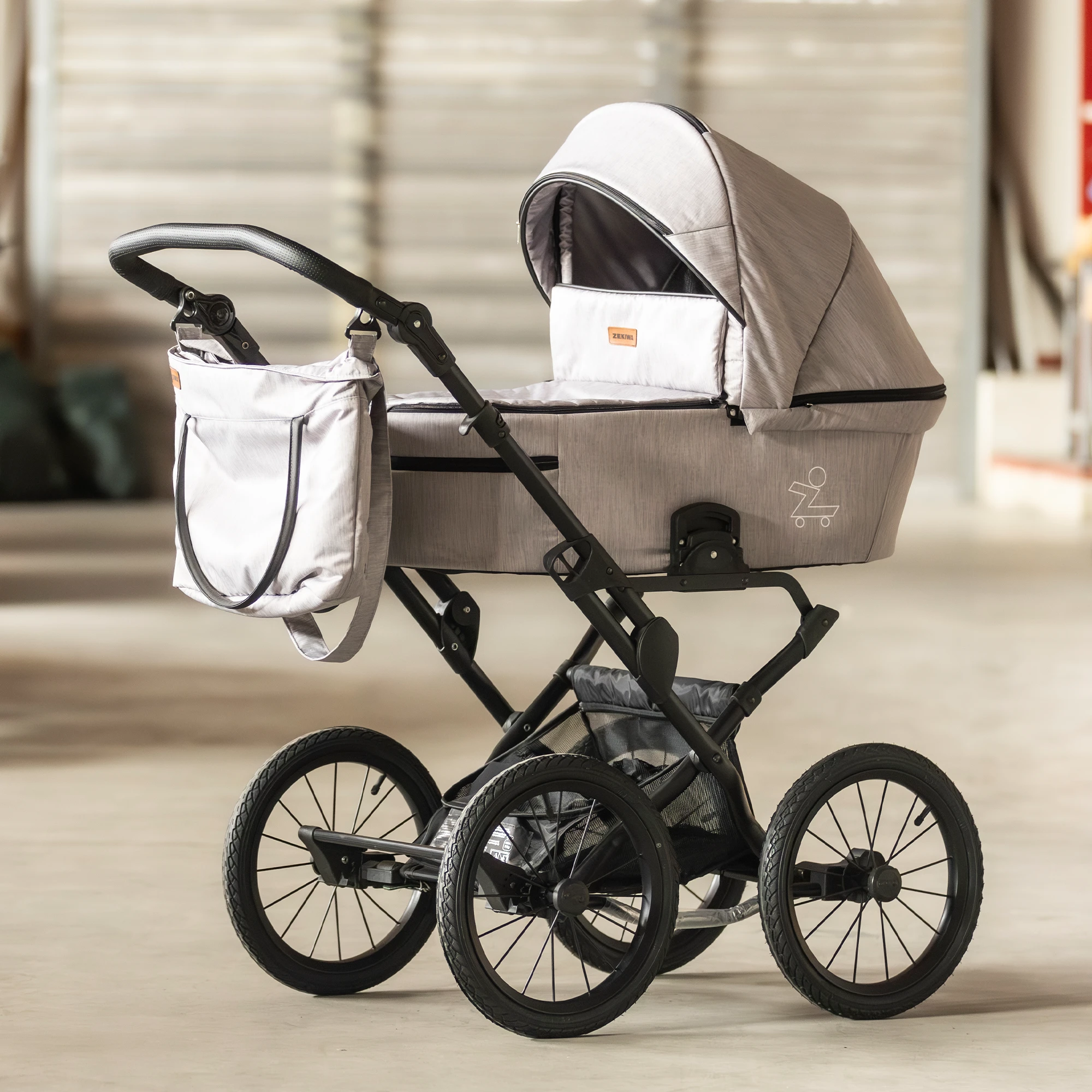 ZEKIWA Kinderwagen Galant Grey Auslaufmodel