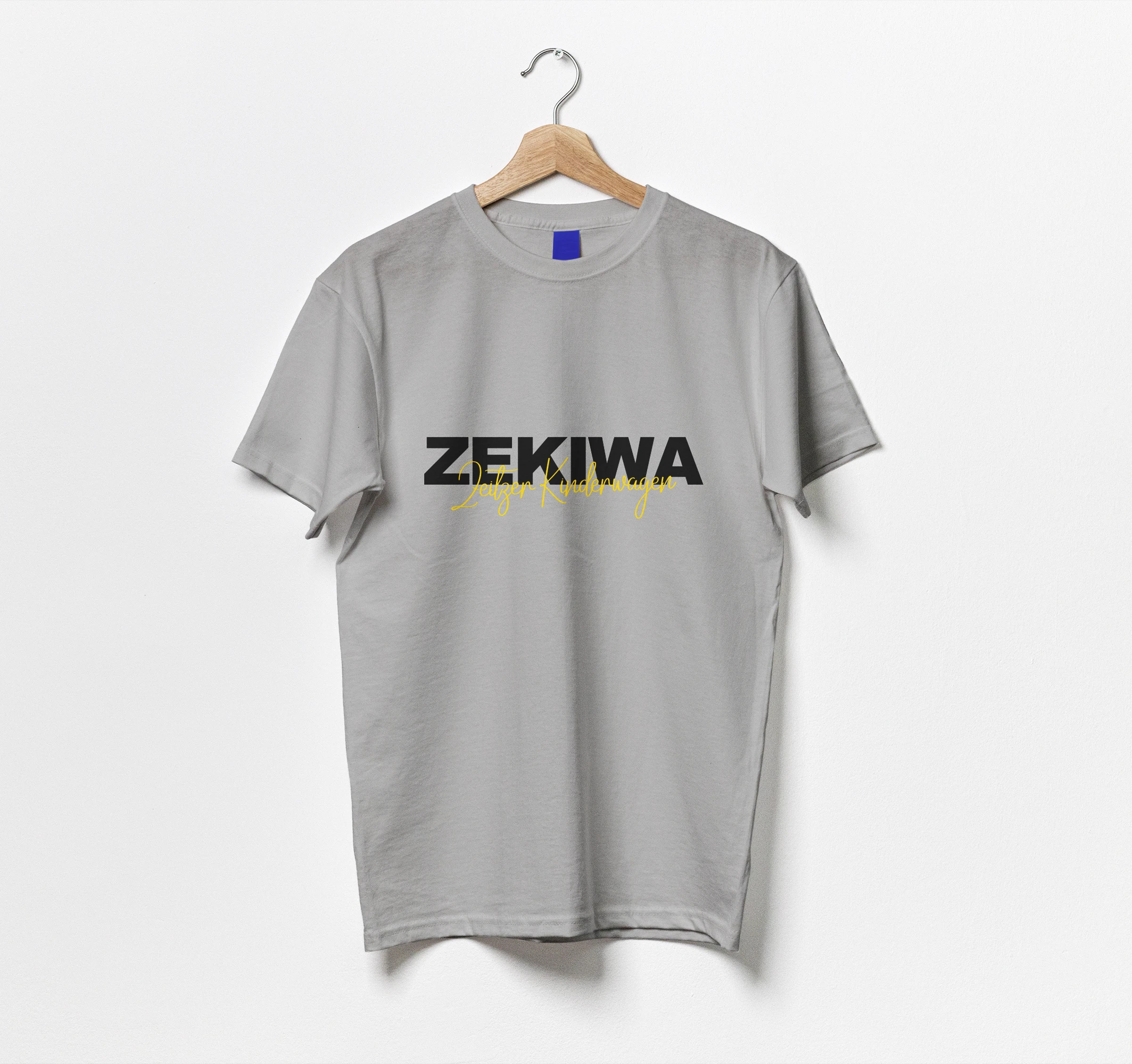 ZEKIWA TShirt L - "ZEKIWA Zeitzer Kinderwagen" - grau