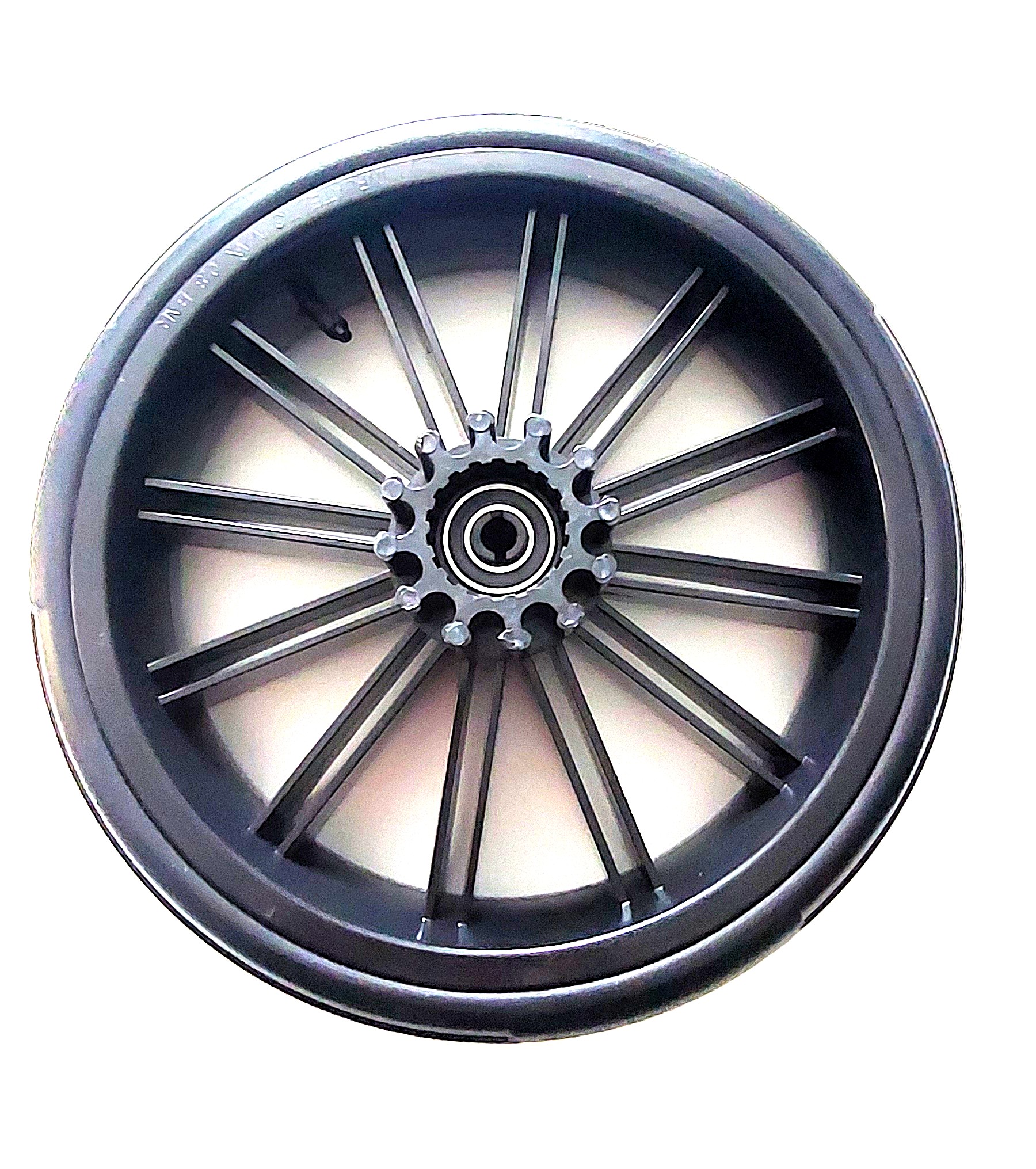 12 Zoll Gel-Rad für Zekiwa Kinderwagen | Ersatz & Upgrade Schwarz für Touring-Modell