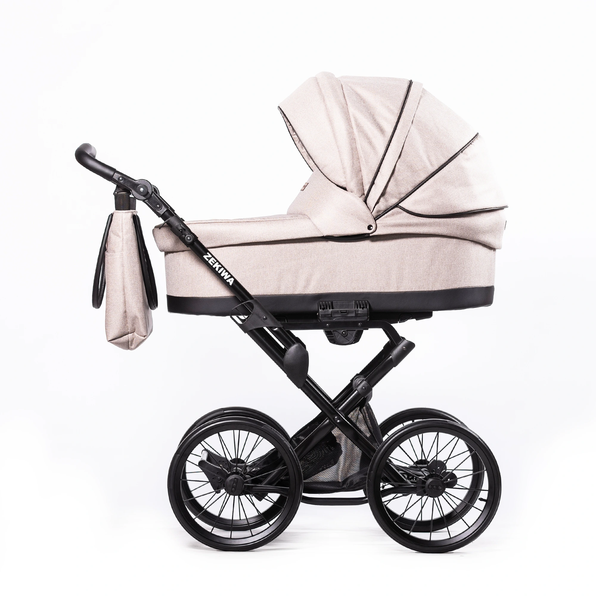 Kinderwagen "Perle" Touring Max 14Zoll Gelräder - XXL Wanne mit 81cm Liegefläche - inkl. Sportwagenaufsatz und Wickeltasche Kinderwagen "Perle" Touring Max 14Zoll Gelräder - XXL Wanne mit 81cm Liegefläche - inkl. Sportwagenaufsatz und Wickeltasche