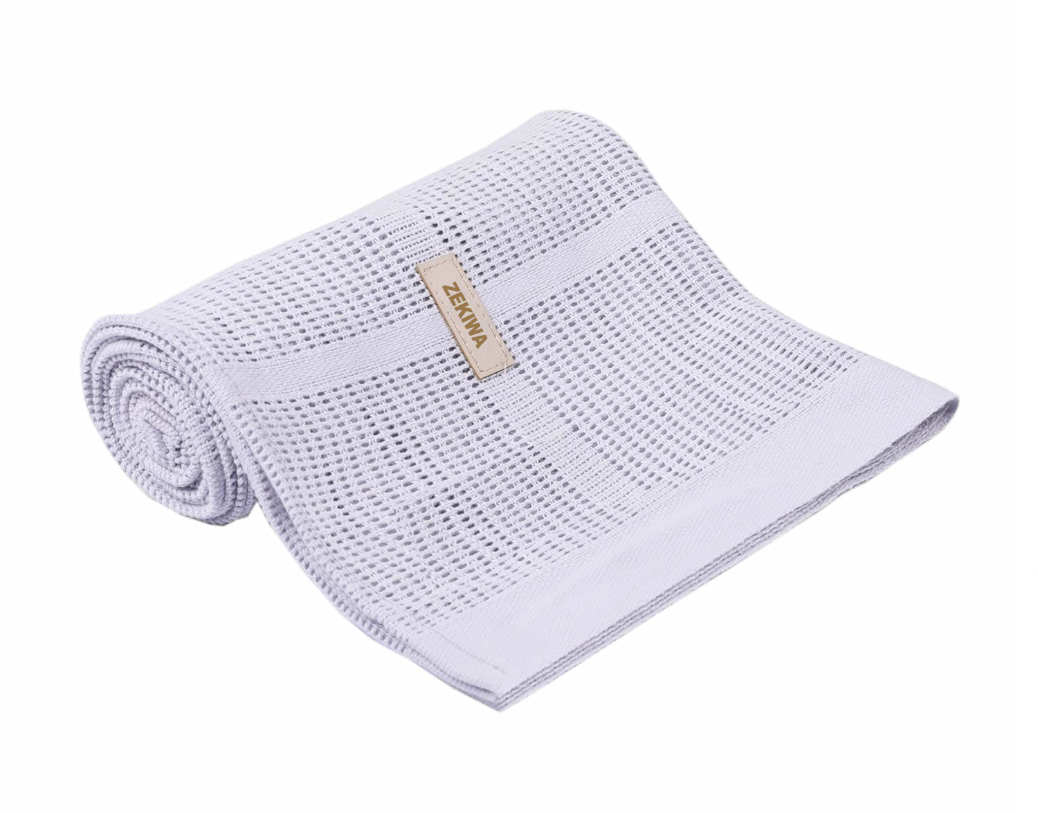 Sommerdecke für Kinderwagen oder Babybett – grau