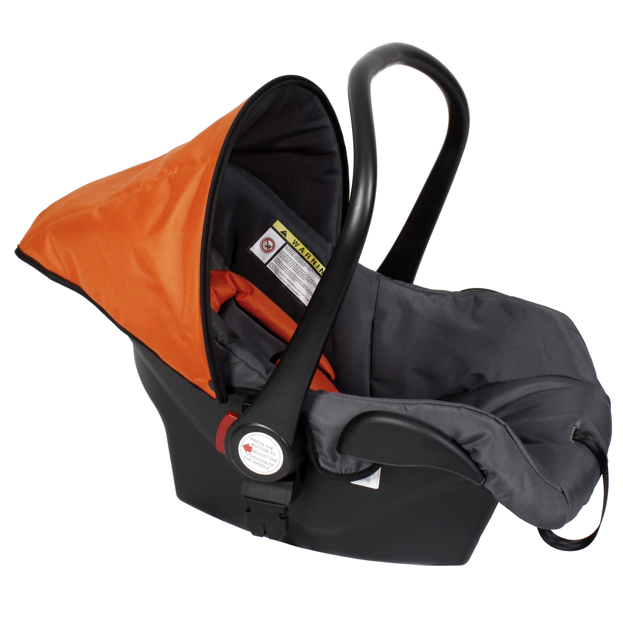Babyschale Hiker Orange Grau