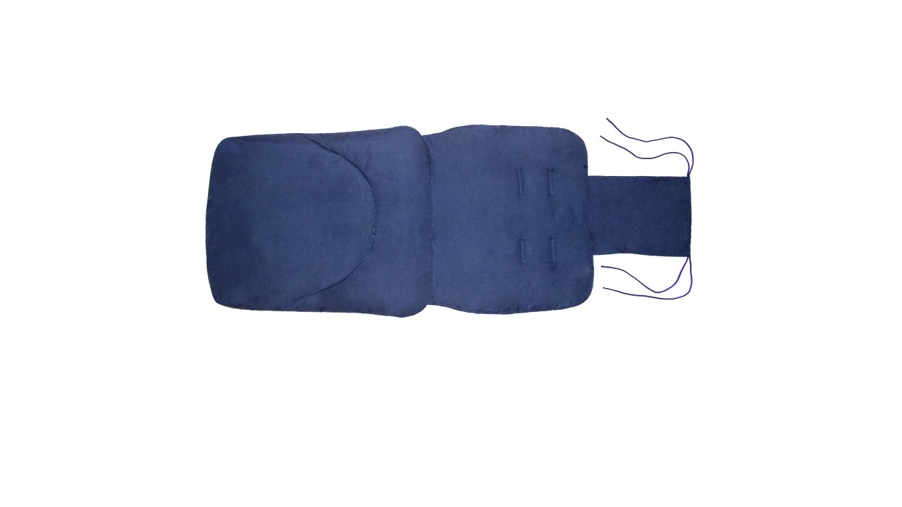 Fusssack-Uni-Marine Duo-Fußsack für Buggy & Shopper Uni Marine